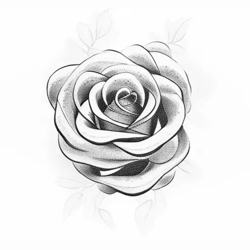 A Majestic Rose Intertwined With A Mining Lamp