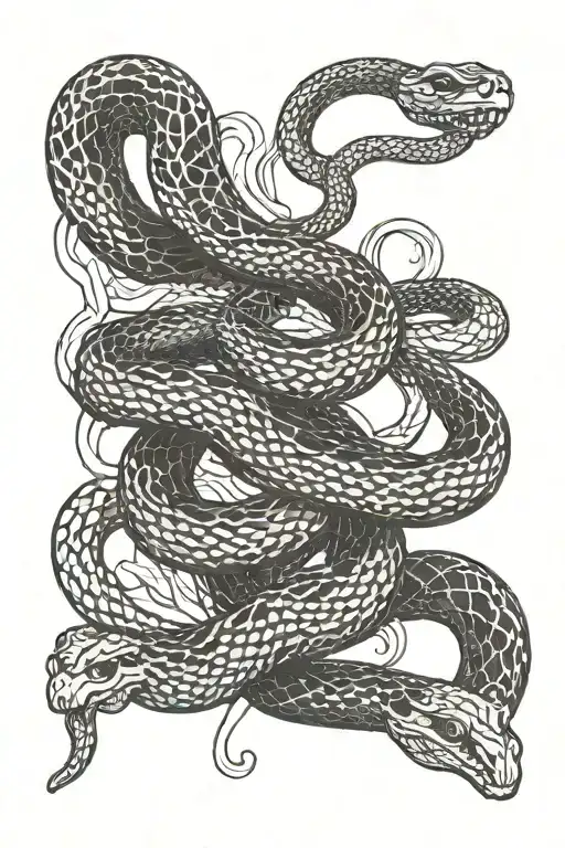 Snake Wrapped