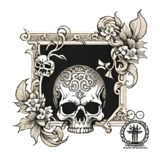 Skull And Greek Mythologie Grecque