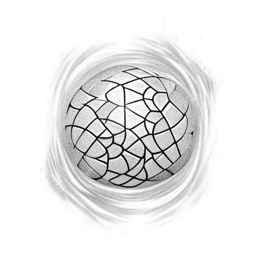 A Rugby Ball Transforming Into A School Of Fish