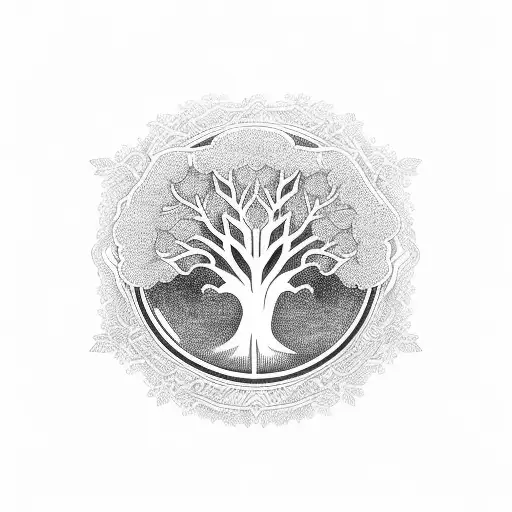 Tree Of Life Asymetric Bonsai