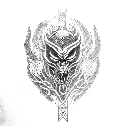 Dark Lovecraft Greek Monster