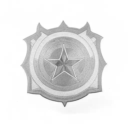Captain America Police Patch