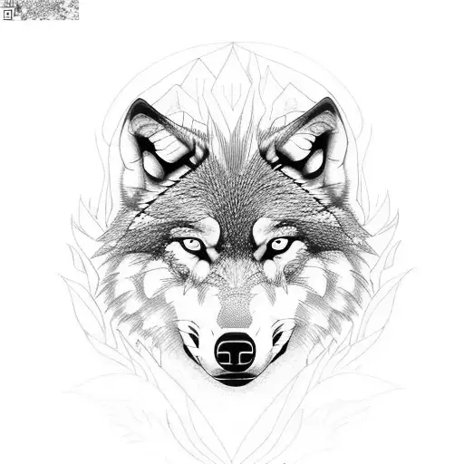 Wolf Emerging From The Forest