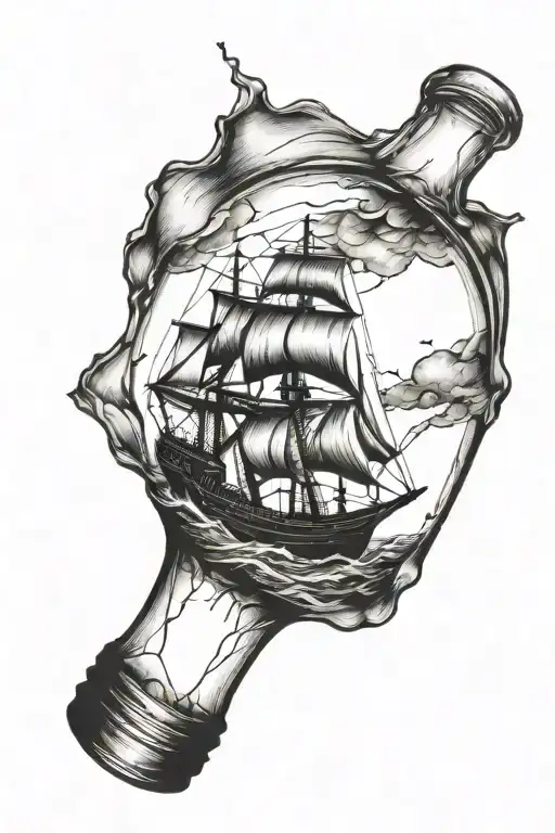 A Ship In A Broken Bottle