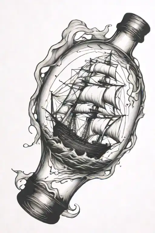 A Ship In A Broken Bottle