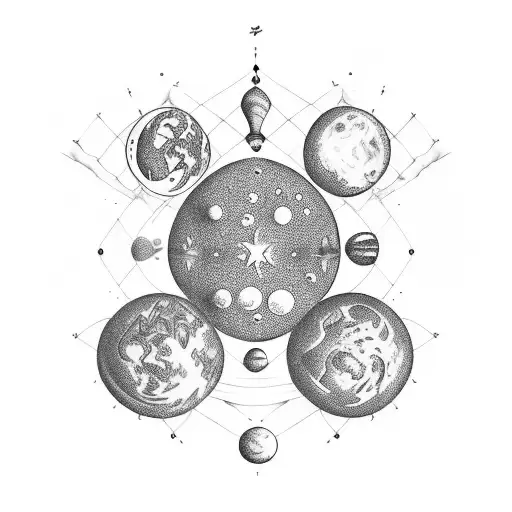 Planet And Universe Chest Peice