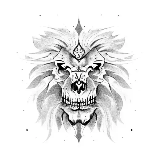 Skull Forest Lion