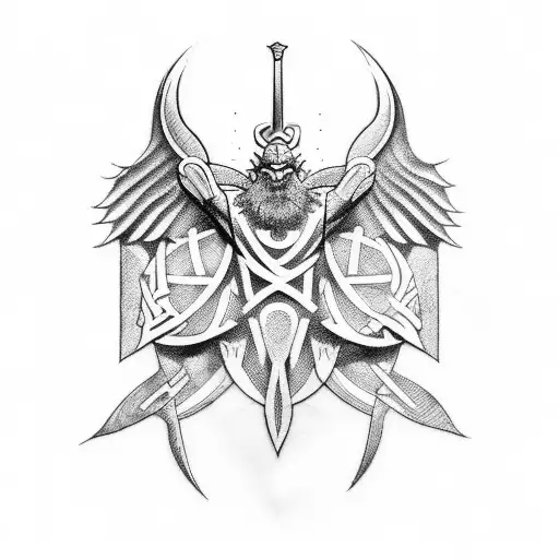 Combine Elements Of Greek And Norse Mythology To Create A Unique Tattoo Design