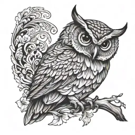 Owl Holding All See You