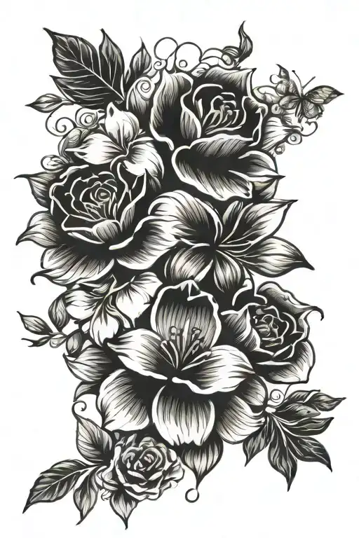 Combine Legal Symbols With Delicate Floral Elements In A Wrist