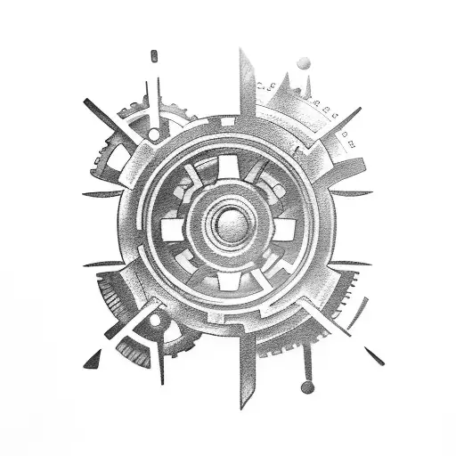 Open Book With Gears