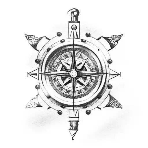 Steampunk Nautical Compass