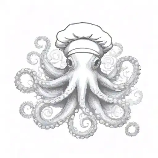 Octopus Chef Cook