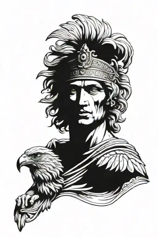 Alexander The Great With Eagle