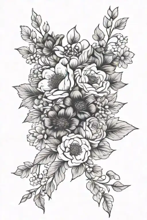 Birth Flower Bouquet