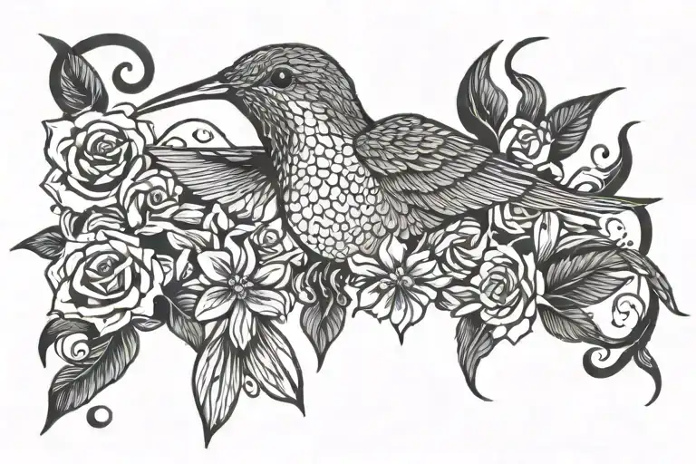 Hummingbird Surrounded