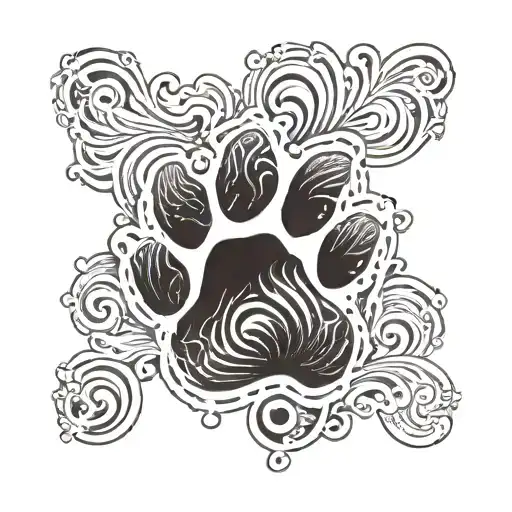 Dog Paw Print