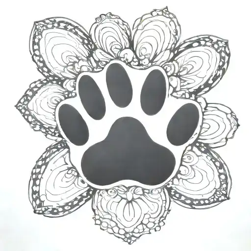 Dog Paw Print