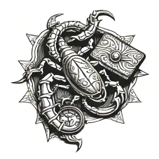 Scorpion With Wallet Watch