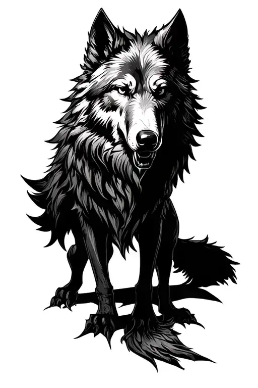 Fenrir Viking Norse Wolf