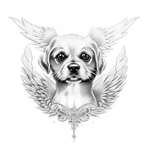 Christian Angel Dog