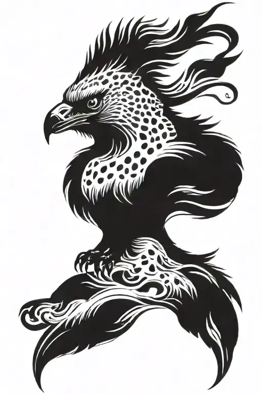 Raven And Snow-leopard