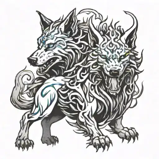 Cerberus Wolf Fire Rising