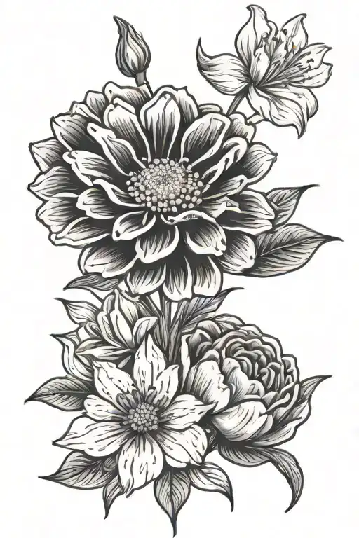 Daisy Flower Carnation Rose Lily Flower