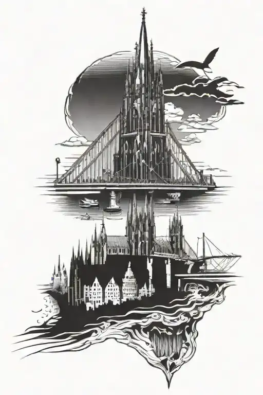 Cologne Cathedral Billy Goat Shark Bridge