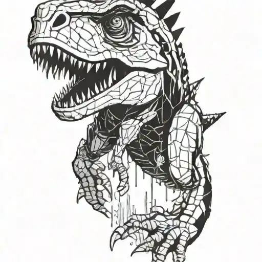 Dinosaur Using Computer Chip Morphing