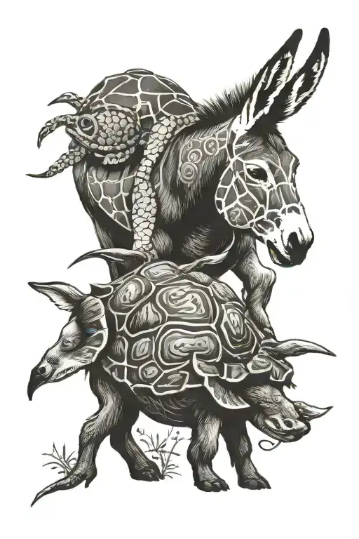 Donkey And Turtle