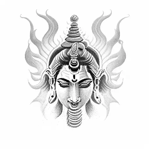 Lord Shiva In Dark Mode