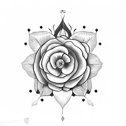 Flower On The Lebanese Coffee Cup