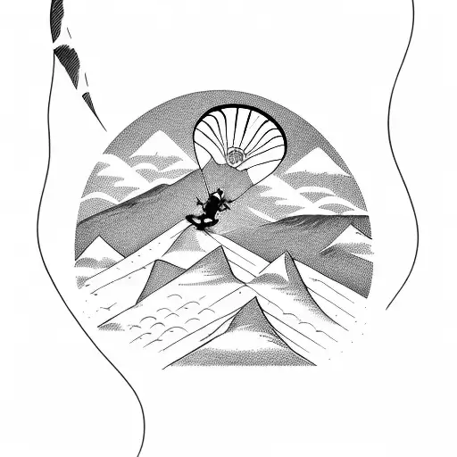 Mountain Paraglider Ski