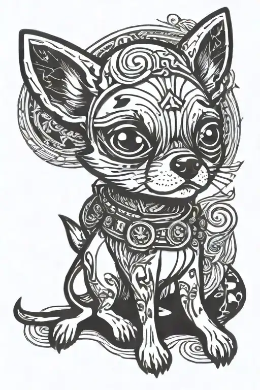 Adventure Time Cartoon Chihuahua