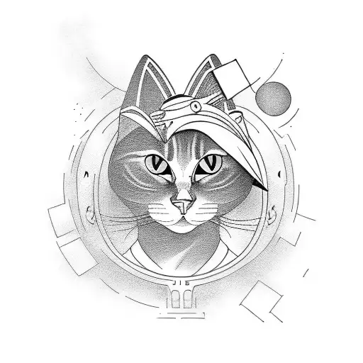 Black Cat On A Spaceship