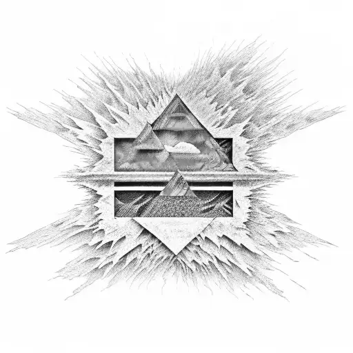 A Psychedelic Interpretation Of Pink Floyd's Album Covers Merging With A World Map