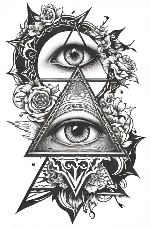 I Need A Forearm Tattoo For A Skinny Guy That Has A Triangle With An Eye And Looks Good