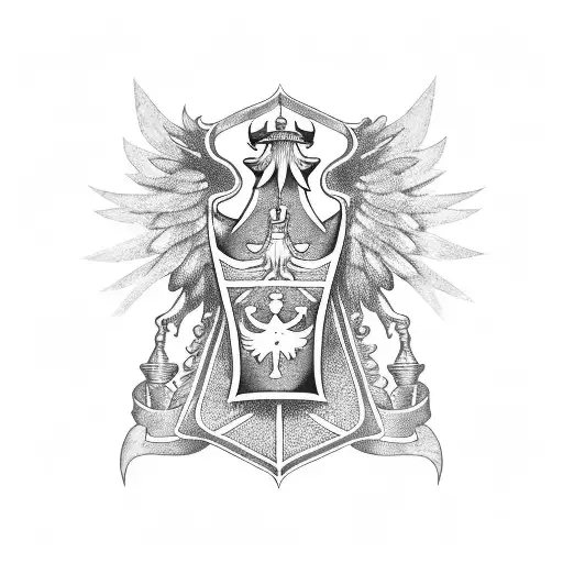 Dagger With Polish Flag Wrapped Around It