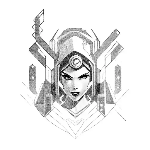 Combine The League Of Legends Champion Jinx With A Futuristic Cyberpunk Aesthetic