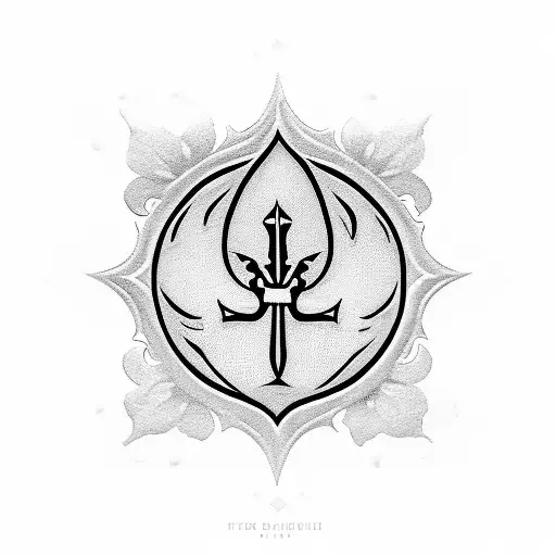 Fleur De Lys Scout Avec Des Fleurs Et Des Sjmbole De Star Wars