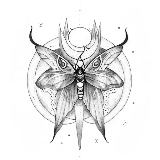 Moon Moth And Witchy