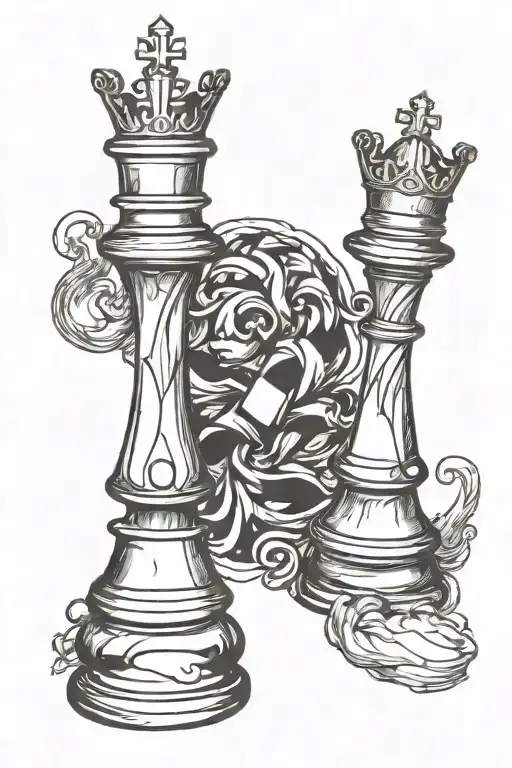King And Queen Chess Pieces