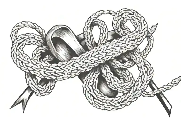 The Word Outlaw With A Rope Tied Around My Neck Tattoo