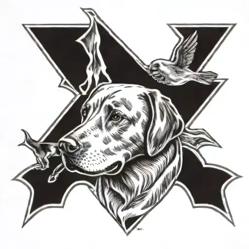 My Dad And My Labrador