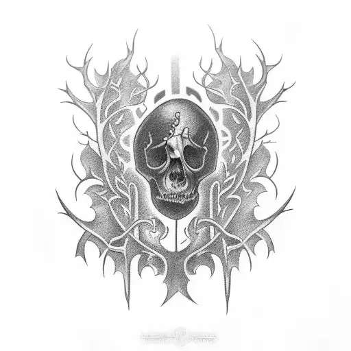 A Graveyard Scene With A Gothic Twist