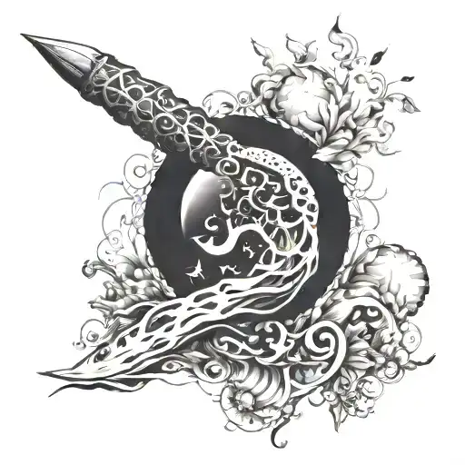 As Above So Below Ocean Theme Arm Sleeve