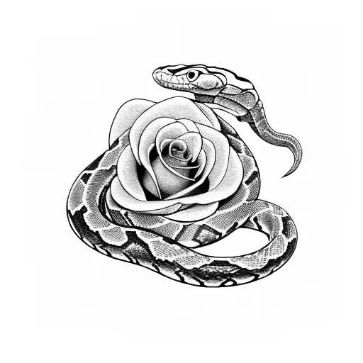 Snake & Roses