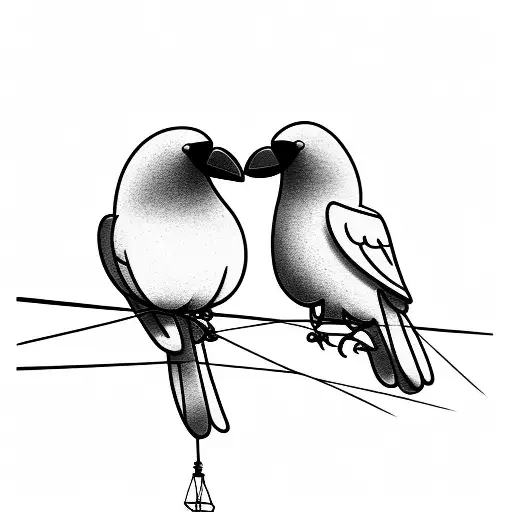 2 Crows In Love On A Wire